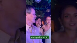 Kathryn Bernardo at Robi Domingo 's wedding #kathryn #kathrynbernardo #robidomingo #fyp #shorts