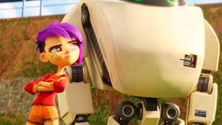 Funny scenes in the future machine city