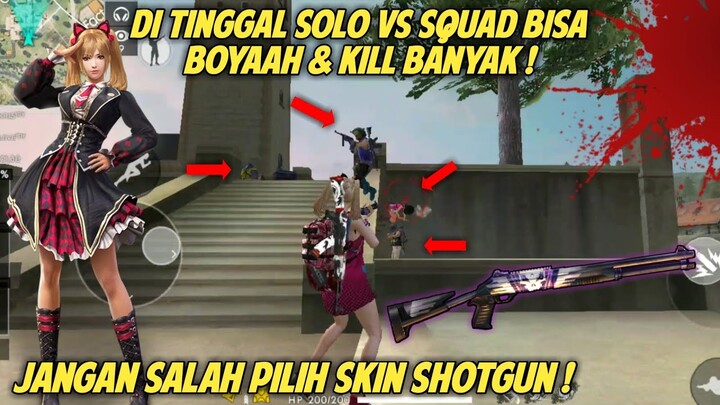BAR BAR PAKAI SHOTGUN BLACK SKULL ! SKIN SHOTGUN PRO PLAYER SAAT INI ! - FREE FIRE BATTLEGROUND