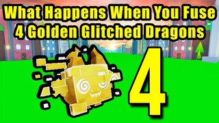 What Happens When You Fuse 4 Golden Glitched Dragon in Pet Simulator X