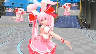 【mmd di gi charat】ラ・ビ・アン・ローズですーぱー☆あふぇくしょん
