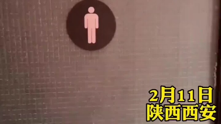 Three women use the men’s restroom, and the man doing his business gets scolded instead...