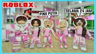 24 Jam Serba Warna Pink Putih Mirip Momon Di Roblox Brookhaven ft @Shasyaalala