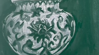 يمكن أيضًا استخدام الطباشير للرسم