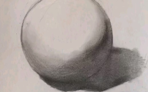 Mới học vẽ chì mà nền tảng kém, thôi thì cứ vẽ cái bóng trước đã!