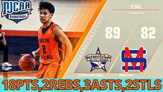 DALPH PANOPIO HIGHLIGHTS VS MURRAY STATE | NJCAA | JANUARY 22, 2021