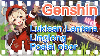 Lukisan Lentera Linglong Posisi obor