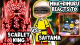 MHA/BNHA+Rimuru Reacts To "SCP" Scarlet King VS. One Punch Man || Gacha Club ||