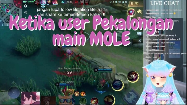 Ketika user Pekalongan main MOLE 2