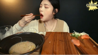 Mì hải sản Nagasaki, sushi thập cẩm phần 10 #anngonmoingay