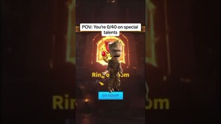 When You're 0/40 on Special Talents... | Rise of Kingdoms