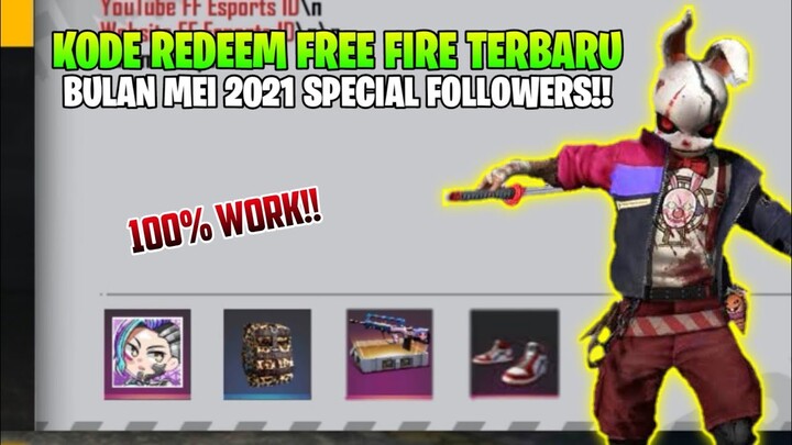 KODE REDEEM FREE FIRE TERBARU 3 MEI 2021 MAGIC CUBE & LOOT CRATE SENJATA