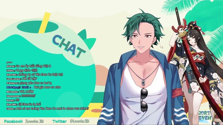 【3Di Vtuber Cut】Tèo bưng Yêu Đao Cơ lên stream