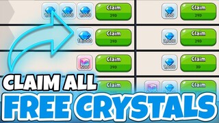 CLAIM ALL FREE CRYSTALS 💎