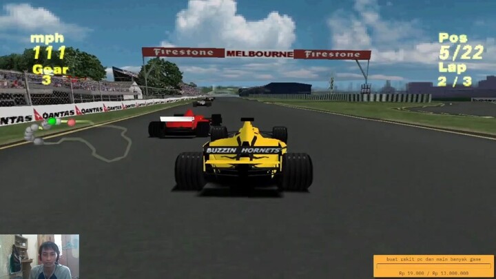 Belajar GP Australia Formula One 99 PS1