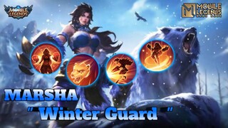 OH INI HERO YANG DIBILANG BIKIN MM KRITIS, EMANG SAKIT BANGET || GAMEPLAY MARSHA WINTER GUARD - MLBB