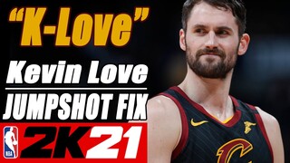 Kevin Love Jumpshot Fix NBA2K21 with Side-by-Side Comparison