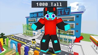 PepeSan Got 1000% TALL in Minecraft!