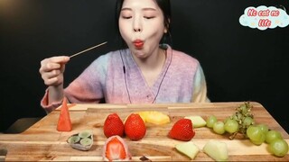 Bánh mochi dâu, socola, nho, trái cây mát 6 #amthuc