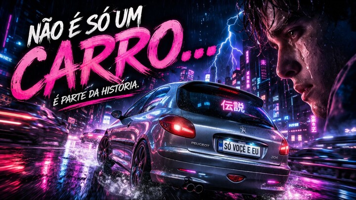 A MÚSICA DO PEUGEOT 206 | Synthpop 80s Romântico | Música Original Inspirada nos Anos 80