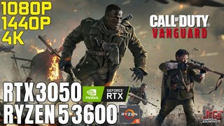 Call of Duty: Vanguard | Ryzen 5 3600 + RTX 3050 | 1080p, 1440p, 4K benchmarks!