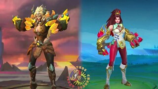 Masha Dragon Armor Skin VS Rogue Talon Skin MLBB Comparison