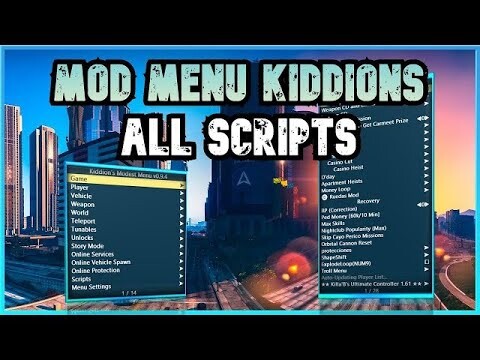 ✅KIDDIONS MOD MENU | GTA 5 MOD UNDETECTED✅