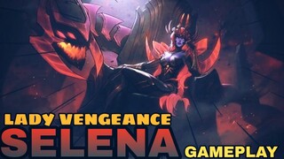 SELENA - LADY VENGEANCE SKIN GAMEPLAY - MLBB