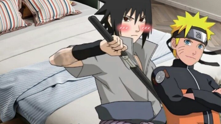 Naruto wants to sneak attack Sasuke