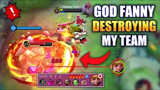 I MET GOD FANNY DESTROYING MY TEAM | MOBILE LEGENDS