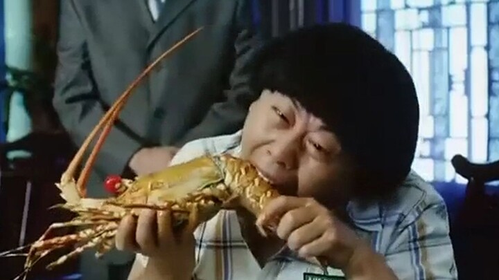 Beggar enters a competitive eating contest, gets mistaken for a nouveau riche—and instantly goes all