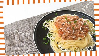 [อาหาร]สอนวิธีทำสปาเก็ตตี้ซอสมะเขือเทศแสนง่าย หมูเน้น ๆ เต็มปากเต็มคำ