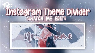 ‧₊ ❁ཻུ۪۪.;:୭̥.┊🖇💌 ꒱ 3 x 1 instagram theme divider (anime ver.) - watch me edit | xoxoxantzu