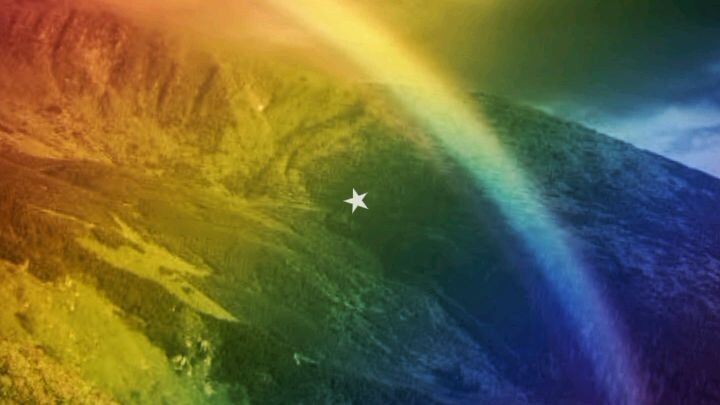 (rainbow) next green