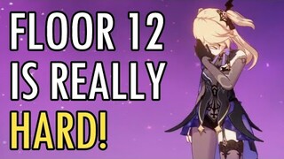 Spiral Abyss floor 12 all parts FISCHL SOLO! INSANE PING! 250ms! Guide Gameplay