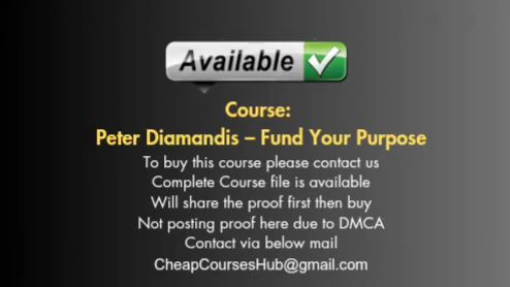 Peter Diamandis – Fund Your Purpose