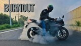 Honda CBR Burnout I New Rear Tyre I Michelin Pilot Street I Mirza Anik