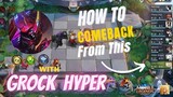 Hard Comeback With 3 Star Grock | Magic Chess Epic Comeback | Magic Chess Mythic Glory Push
