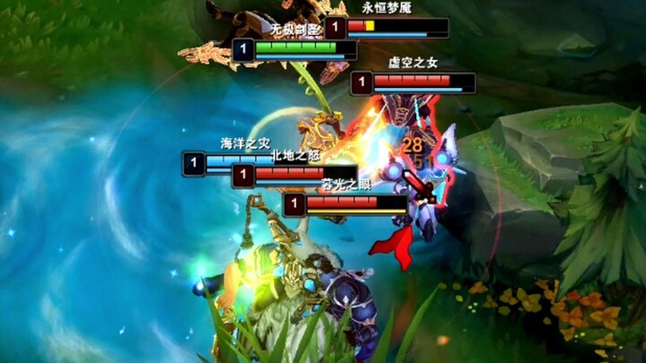 “Sword Saint Ritme Mematikan, Dewa Teamfight di Level 1”
