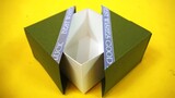 Gấp hộp quà bằng giấy  - Cách gấp hộp giấy  - Diagonal Gift Box -  Easy Paper Craft Ideas