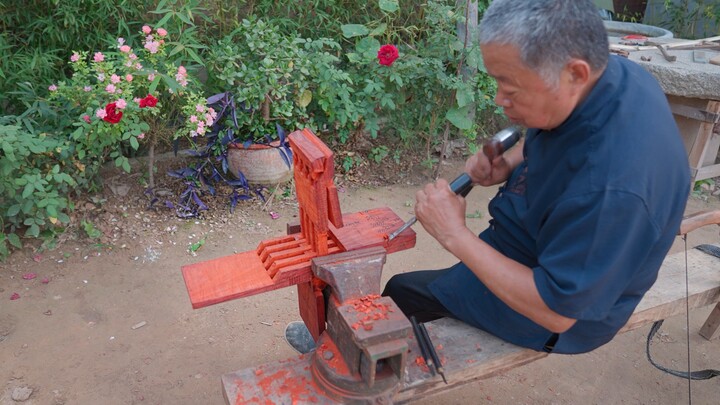 Proses produksi lengkap kasing jenderal menengah, pengerjaan kayu jam tangan yang mendalam, rasakan 