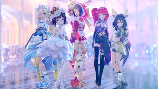 【王者荣耀/MMD】可爱组曲—峡谷人气妹妹可可爱爱—Cute Medley Idol Sounds