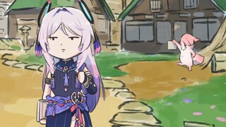 八重狐狸:哼哼～本大人亲自新创的签名，怎么样？心动了没有？茜特菈莉:我怎么了，竟然会和在一只狐狸身上浪费时间？画师《心脏弱真君》