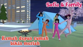 KEMAH DEPAN RUMAH BIKIN MERIAH | SOFIA & FAMILY | SAKURA SCHOOL SIMULATOR