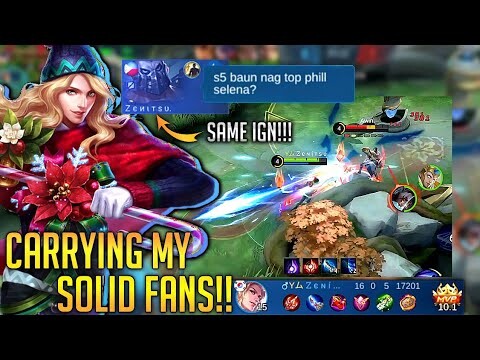 I MET SOME SOLID FANS ON RANK GAME AND I CARRIED THEM USING LANCELOT | Mobile Legends