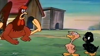 This duck is so old that he actually stuffed his eggs into the hen's nest#childhood animation#nostal