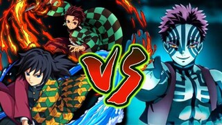 KIMETSU NO YAIBA SEASON 4 PART 32 - TANJIRO GIYU DAN AKAZA BERTEMU BAGAIMANA KELANJUTANNYA ?