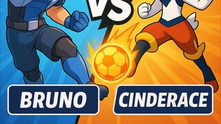 PERSAMAAN BRUNO DAN CINDERACE PEMAIN BOLA #pokemon #mobilelegends #pokemonunite #shorts
