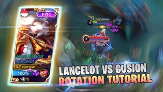 TUTORIAL ROTASI LANCELOT KETIKA BUFF DIRUSUH 🔥🔥🔥