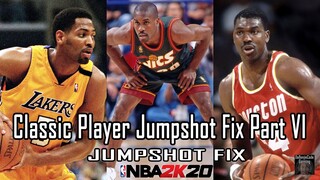 Classic Player Jumpshot Fix NBA2K20 Part VI (Hakeem Olajuwan, Gary Payton, Robert Horry)